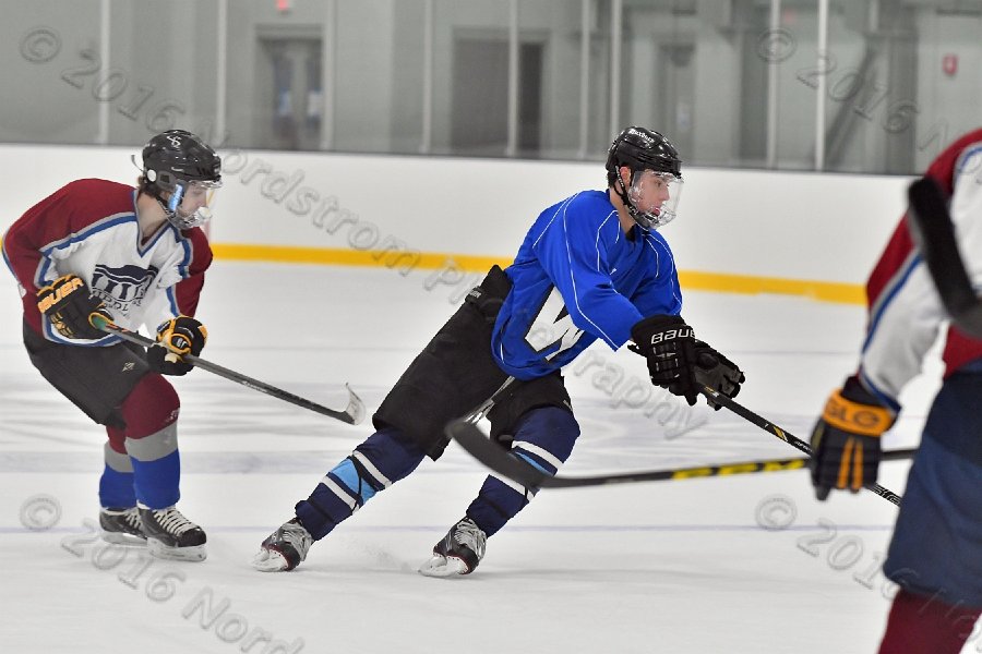 Wheaton College Men\'s Ice Hockey vs Middlesex Community College. - Photo By: KEITH NORDSTROM